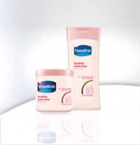 skin tone product- vaseline body lotion