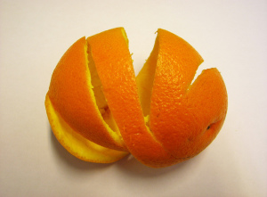 orange peels