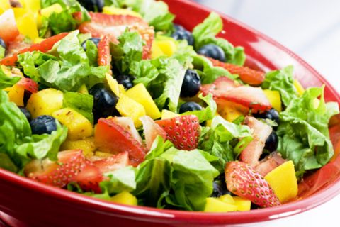low calorie salad - fruit