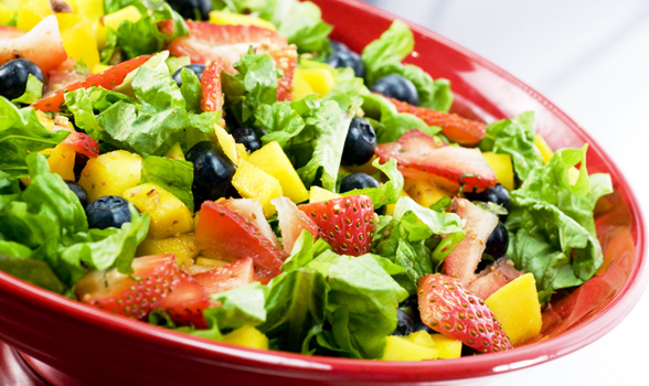 low calorie salad - fruit
