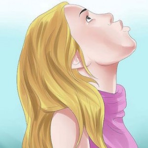 kissing the sky exercise for double chin